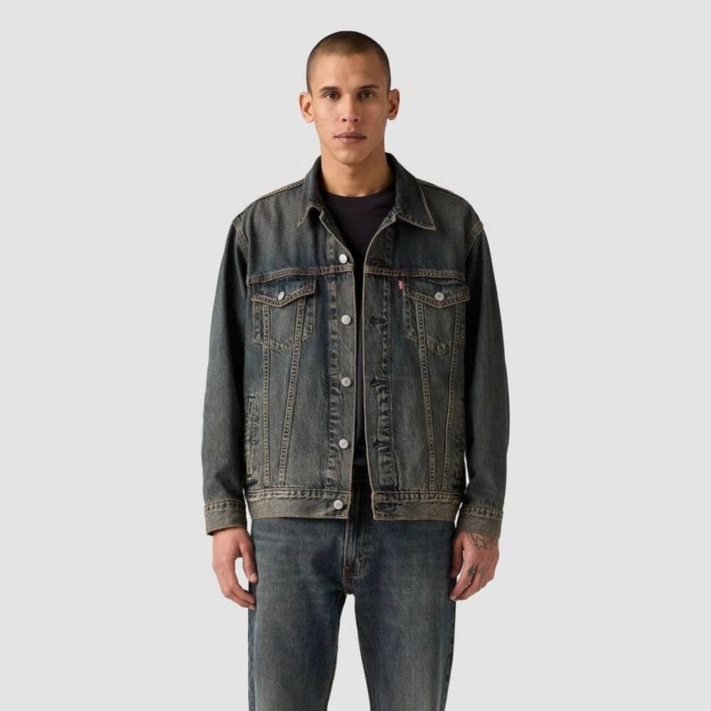 Levi's Men's Relaxed Fit Trucker Jacket - Cocoa Butter XL